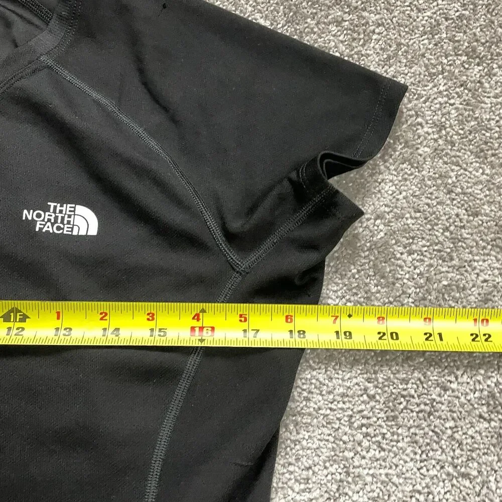 The North Face Active Top Womens Small Black Short Sleeve Round Neck Running Gym - Picture 10 of 11